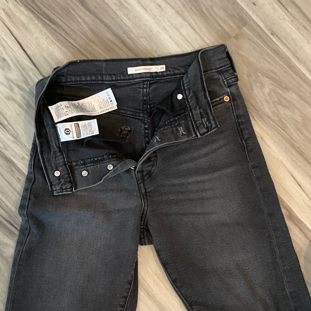 Levi’s Wedgie Straight Jeans Womens NWOT Size 26 - Picture 7 of 11